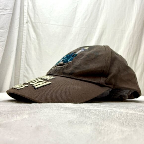 Disney Haunted Mansion Welcome Foolish Mortals Gargoyle Adj Youth Cap Gray (B) - Picture 7 of 12